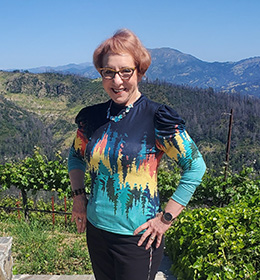 Deborah at Barnett Vineyards Napa